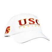 USC Trojans '47 White District Clean Up Hat with Snapback Hat